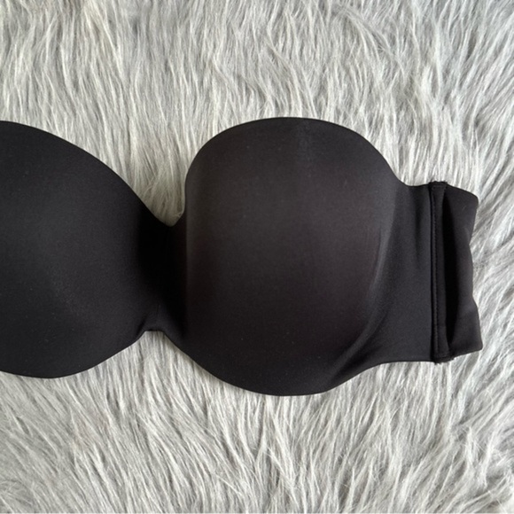 Maidenform Sweet‎ Nothings Perfect Coverage Strapless Bra Womens Size 40C Black - Picture 3 of 7